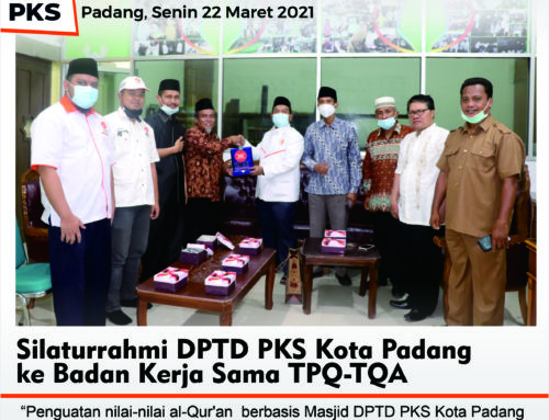 Silaturrahmi DPTD PKS Kota Padang  ke Badan Kerja Sama TPQ-TQA